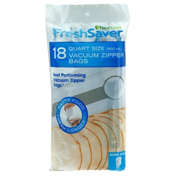 Foodsaver FSFRBZ0216-P00 Quart Bag FoodSaver - 18 Count 198049 - main
